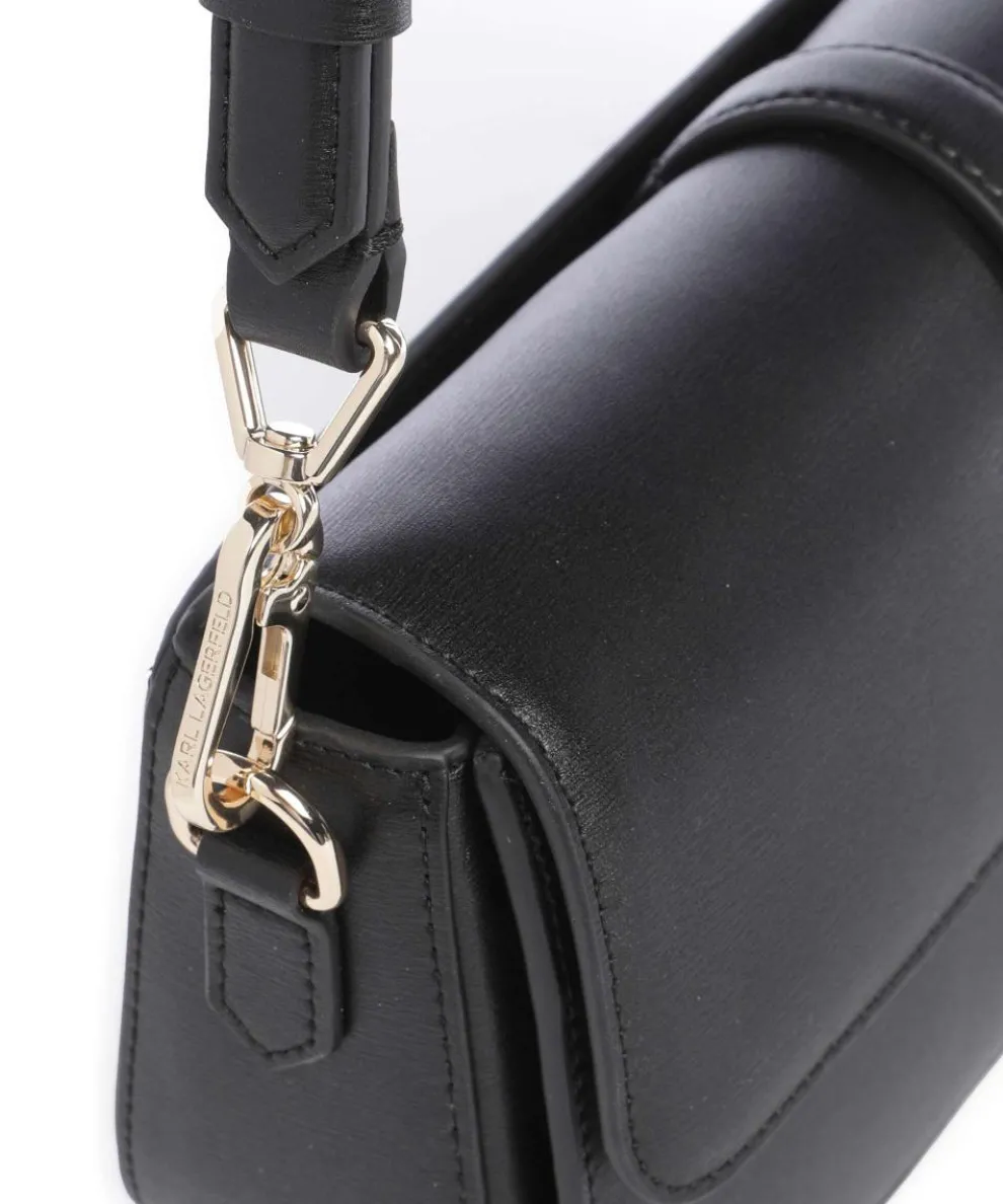 K/Autograph Shoulder bag fine grain cow leather black