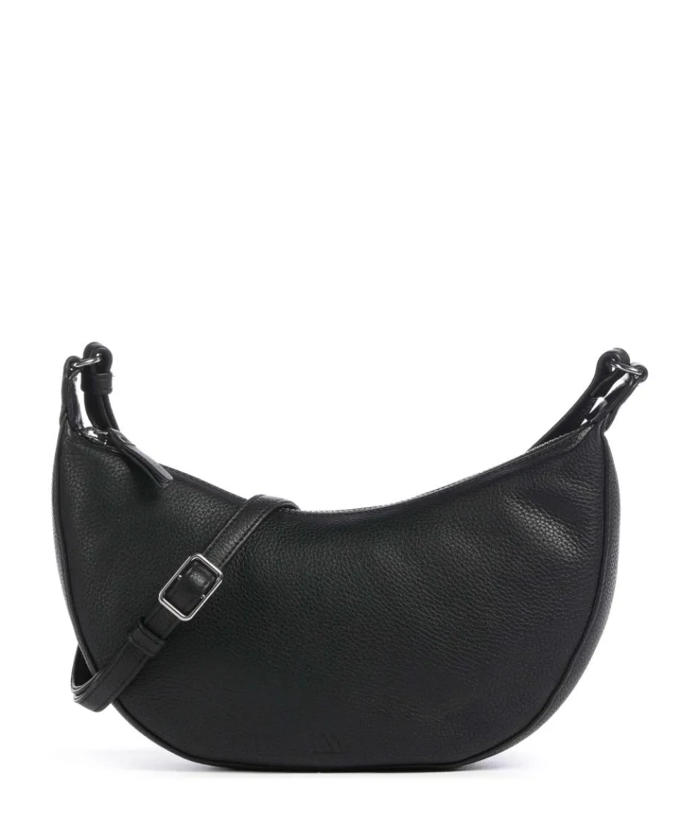 Faye Crossbody bag grained cow leather black