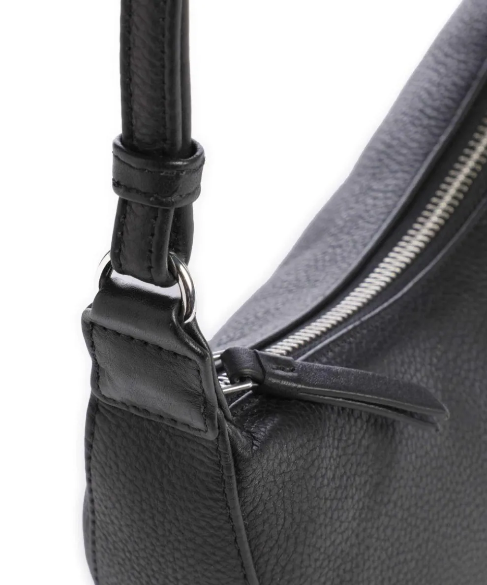 Faye Crossbody bag grained cow leather black