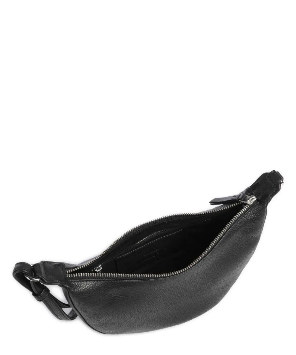 Faye Crossbody bag grained cow leather black