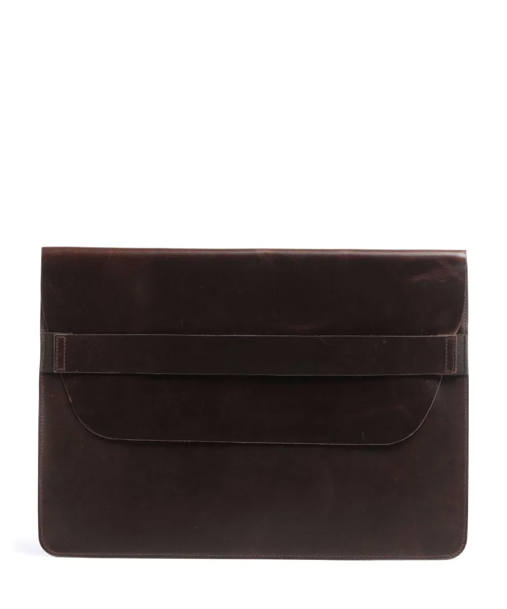 Terra Laptop case 15″ smooth cow leather brown