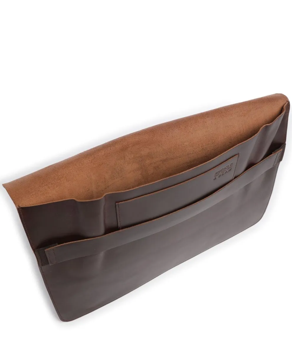Terra Laptop case 15″ smooth cow leather brown