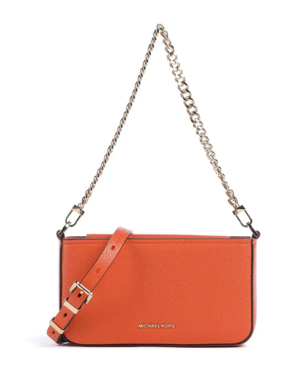 Bryant Small Shoulder bag grained cow leather orange