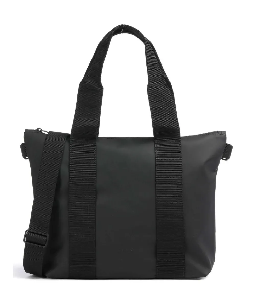 Micro Tote bag polyester, polyurethane black