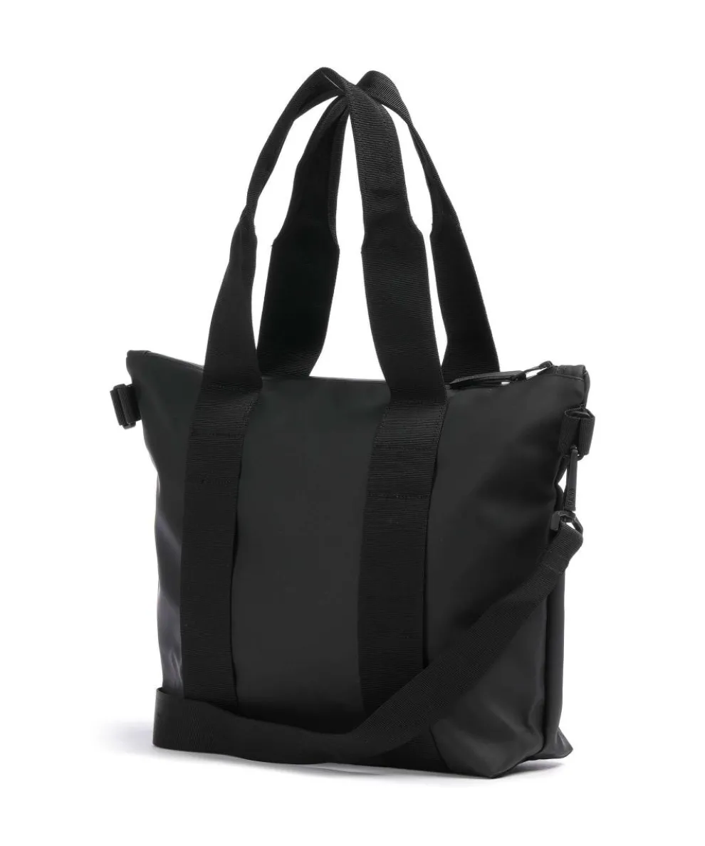 Micro Tote bag polyester, polyurethane black
