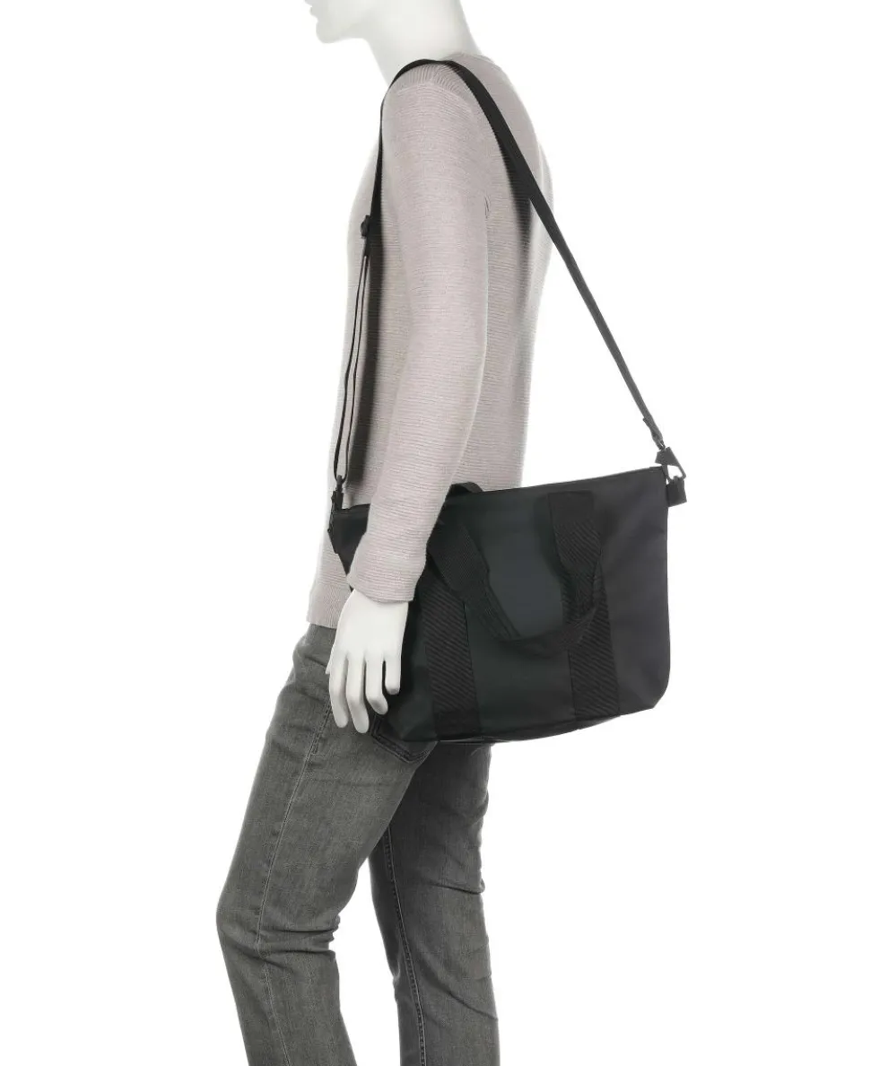 Micro Tote bag polyester, polyurethane black