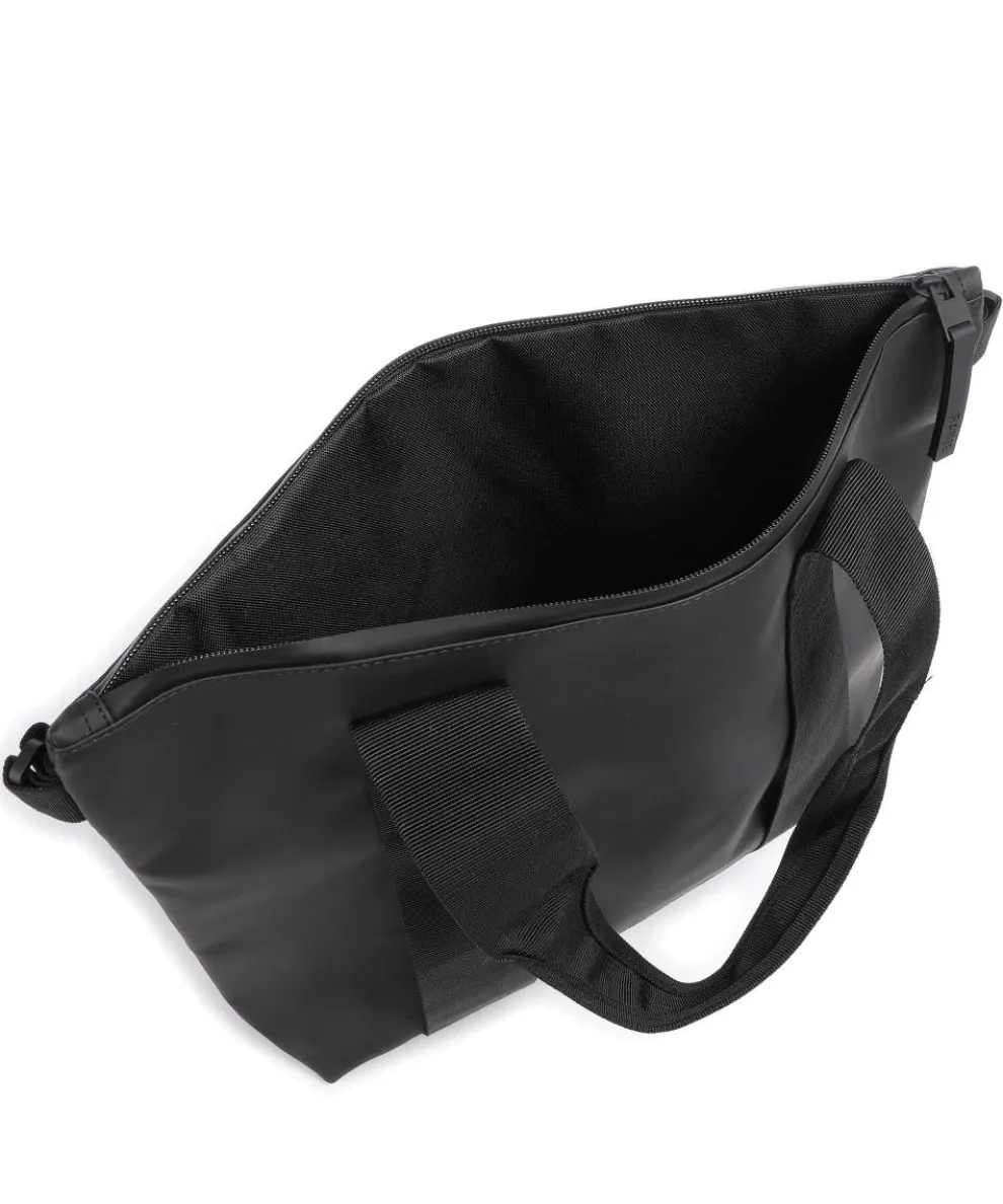 Micro Tote bag polyester, polyurethane black
