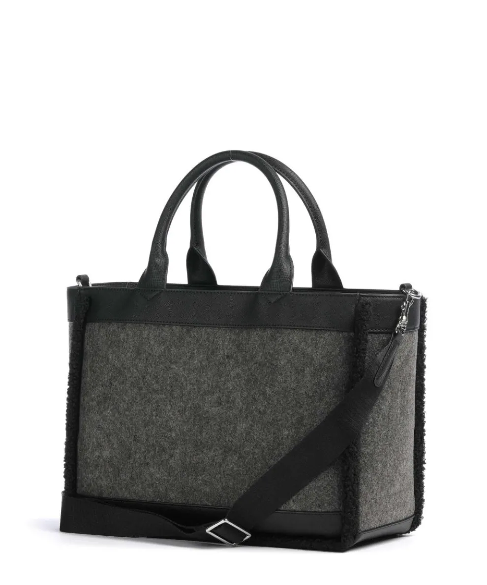 Jeans Calduccio Yvette Handbag imitation leather, fabric black