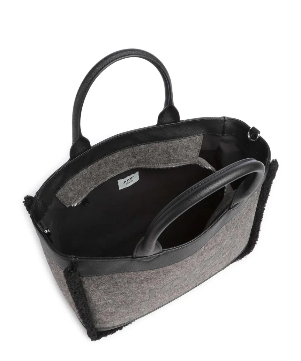 Jeans Calduccio Yvette Handbag imitation leather, fabric black