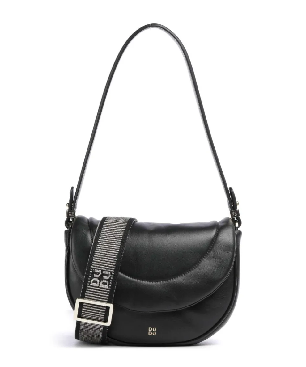 Panarea Shoulder bag fine grain leather black