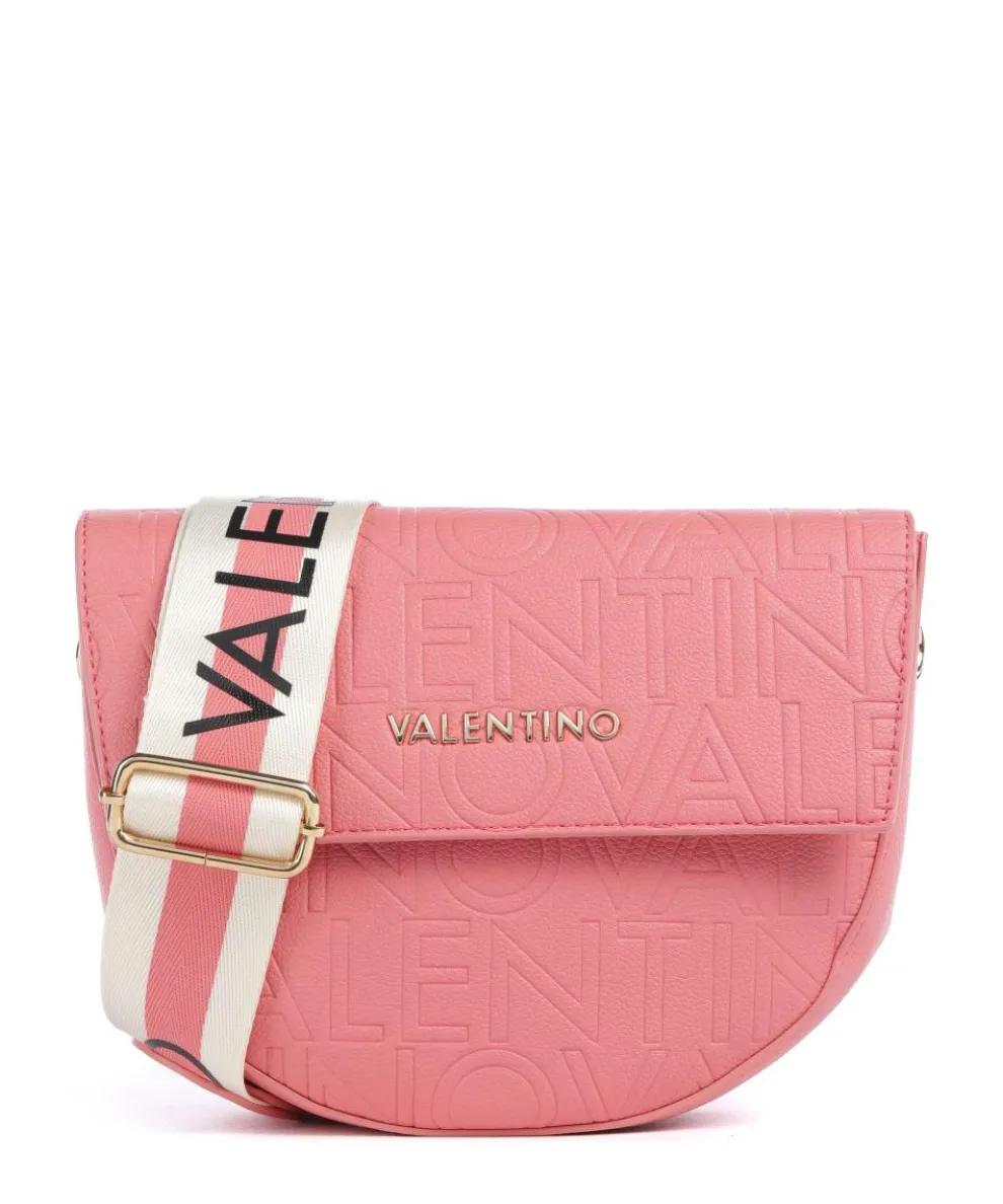 Pansy Crossbody bag imitation leather coral