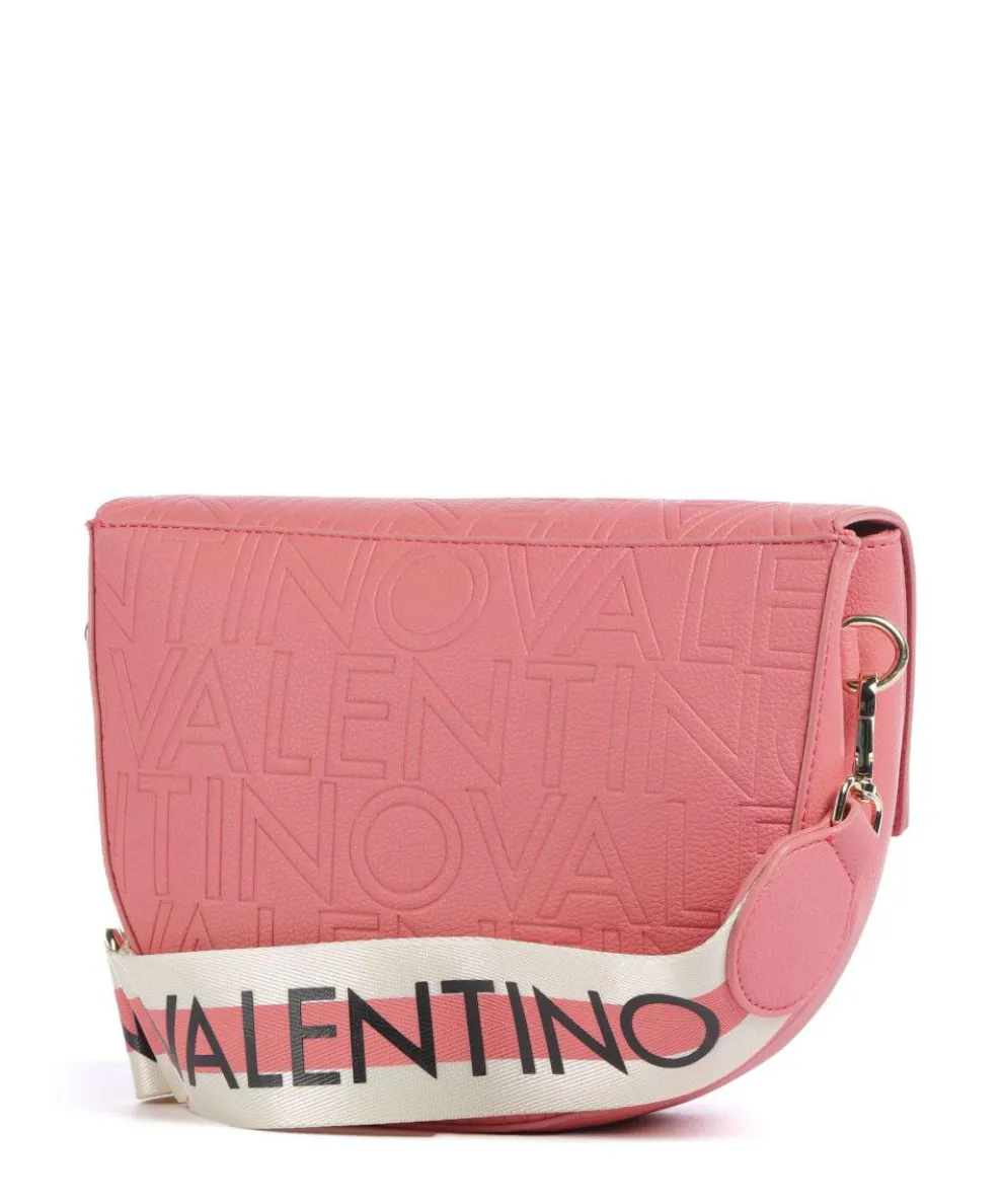 Pansy Crossbody bag imitation leather coral