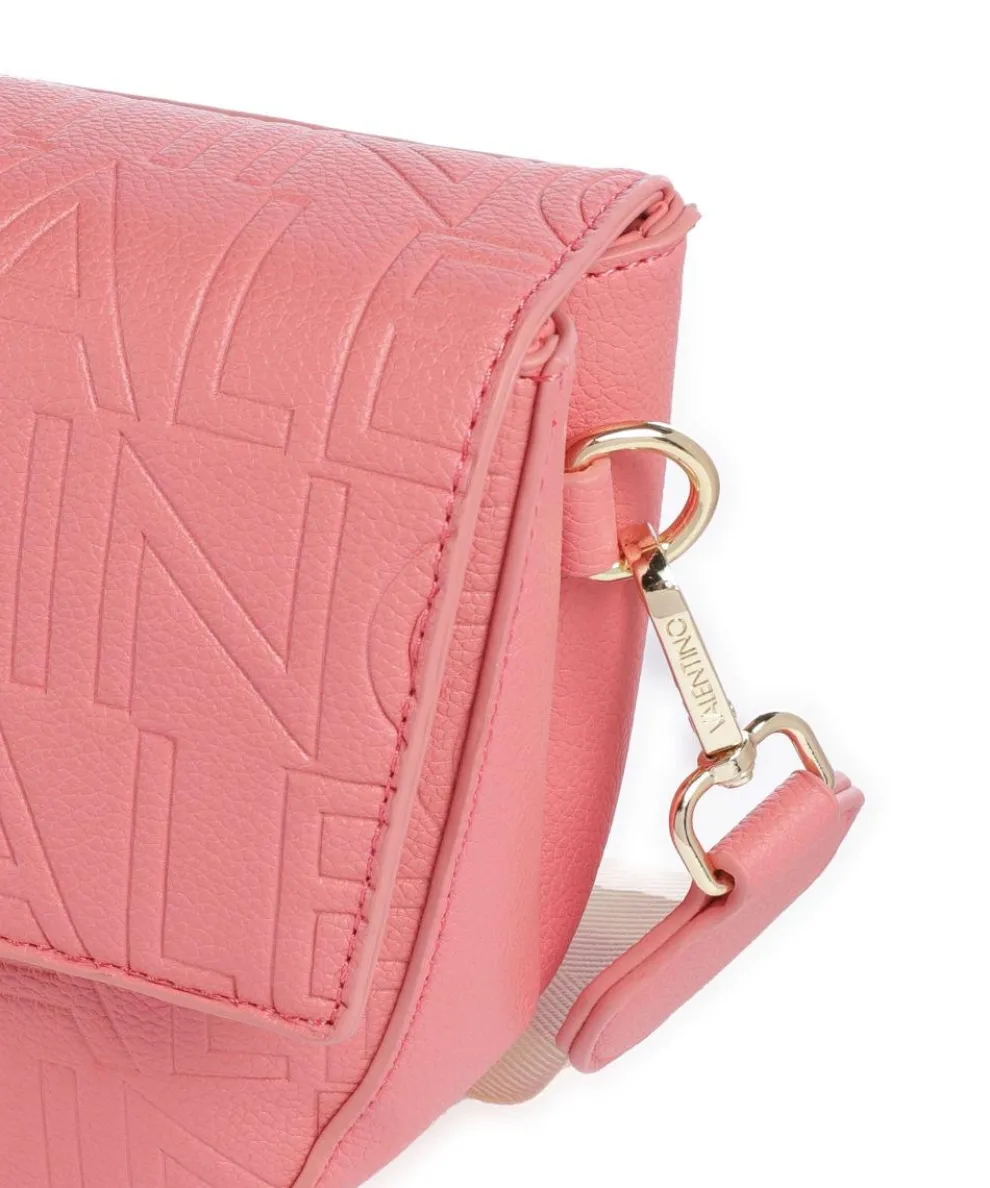 Pansy Crossbody bag imitation leather coral