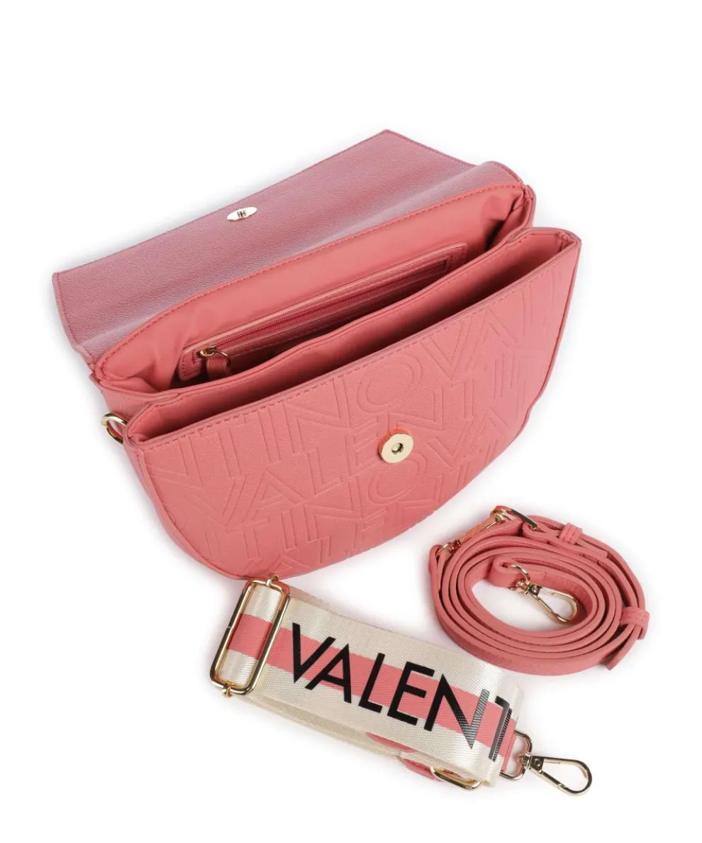 Pansy Crossbody bag imitation leather coral