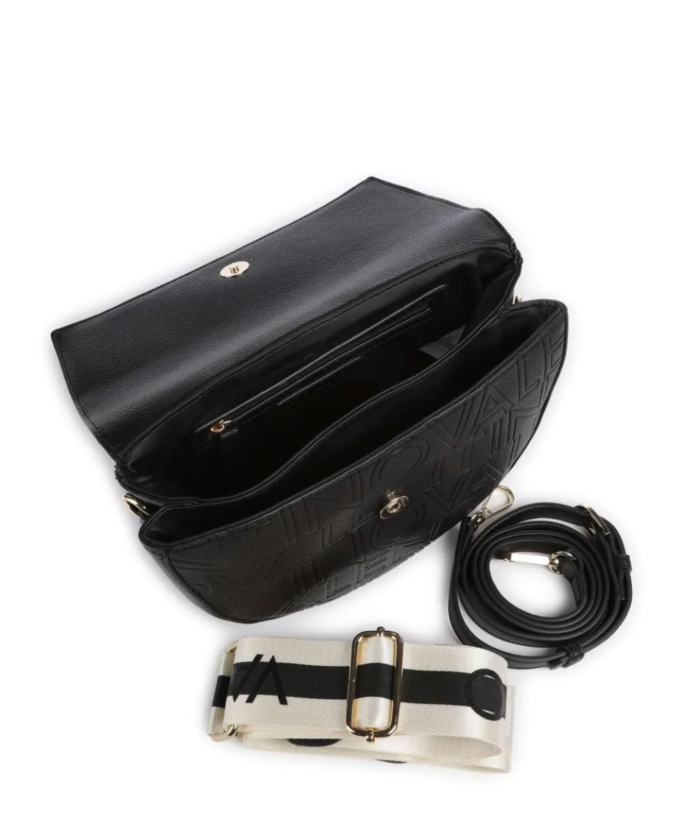 Pansy Crossbody bag imitation leather black