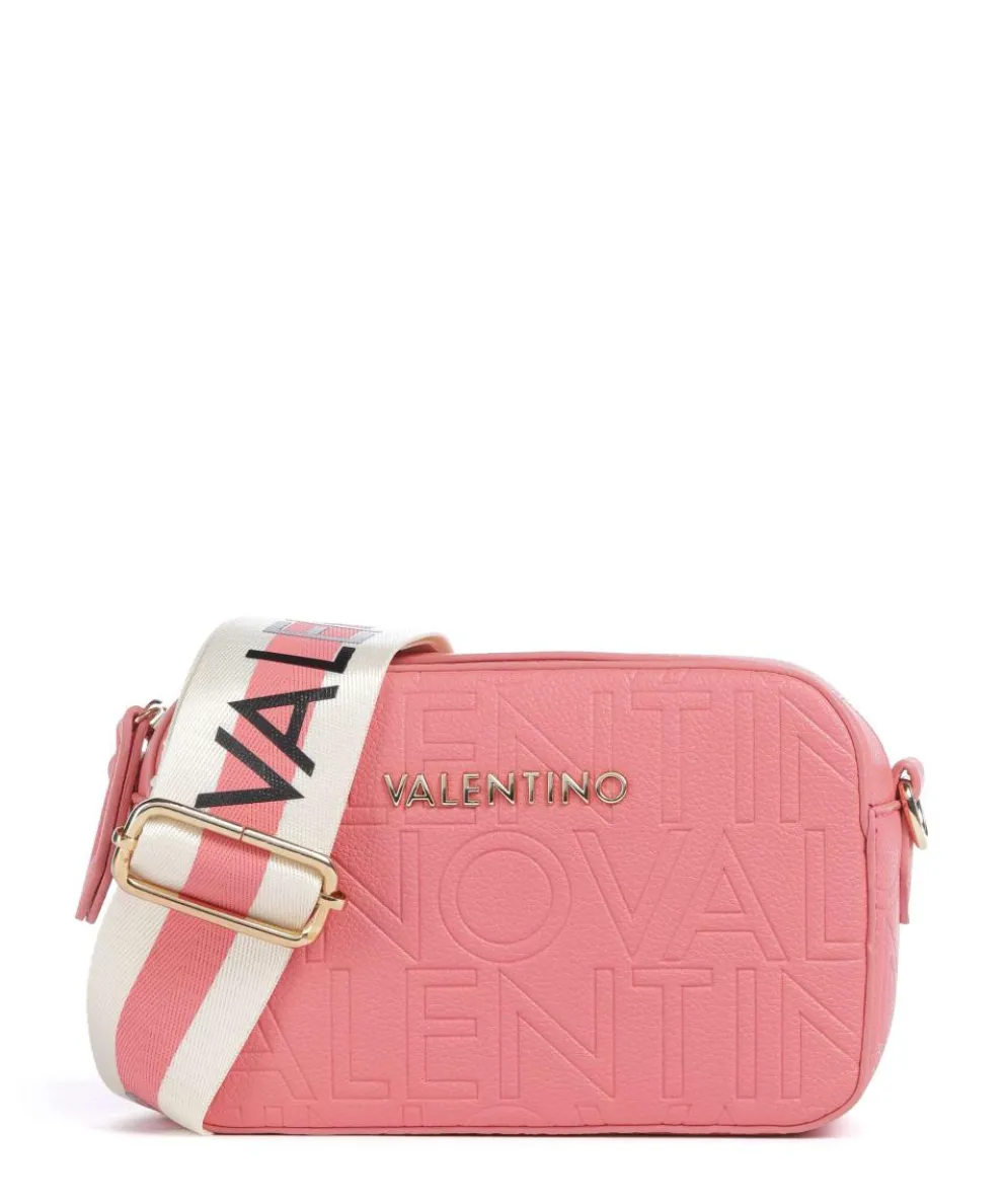 Pansy Crossbody bag imitation leather coral