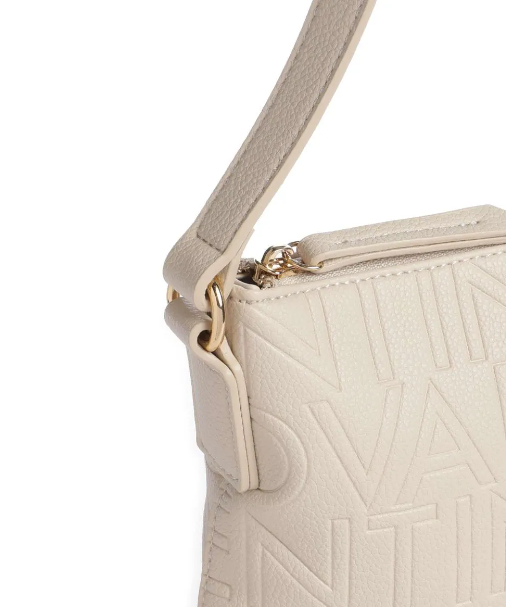 Pansy Crossbody bag imitation leather ivory