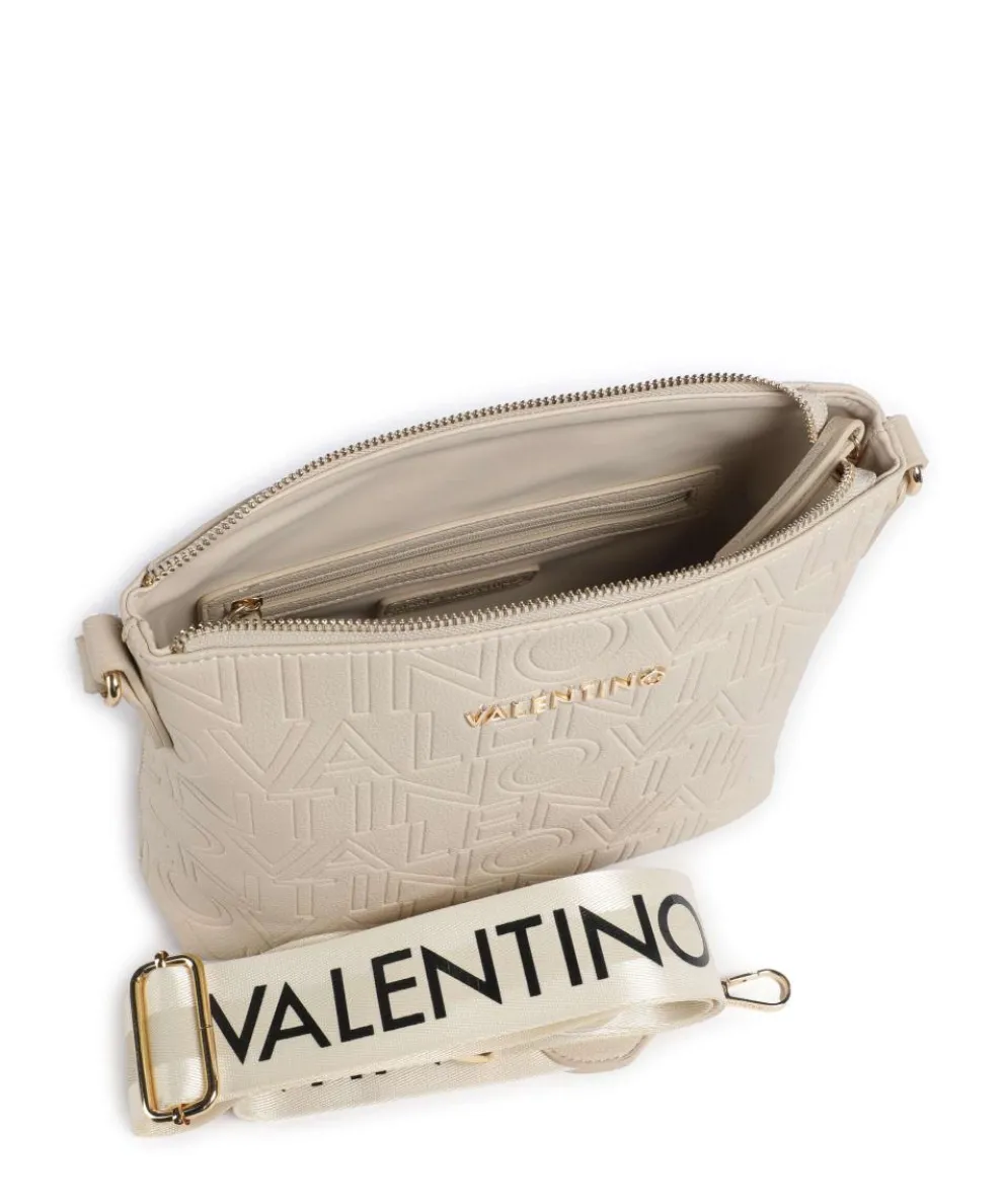 Pansy Crossbody bag imitation leather ivory