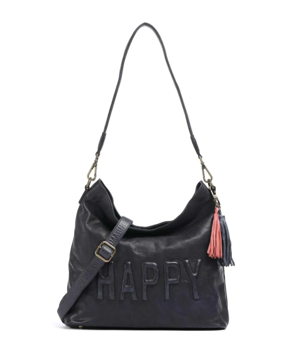 Paoliweg 2 Shoulder bag grained leather navy