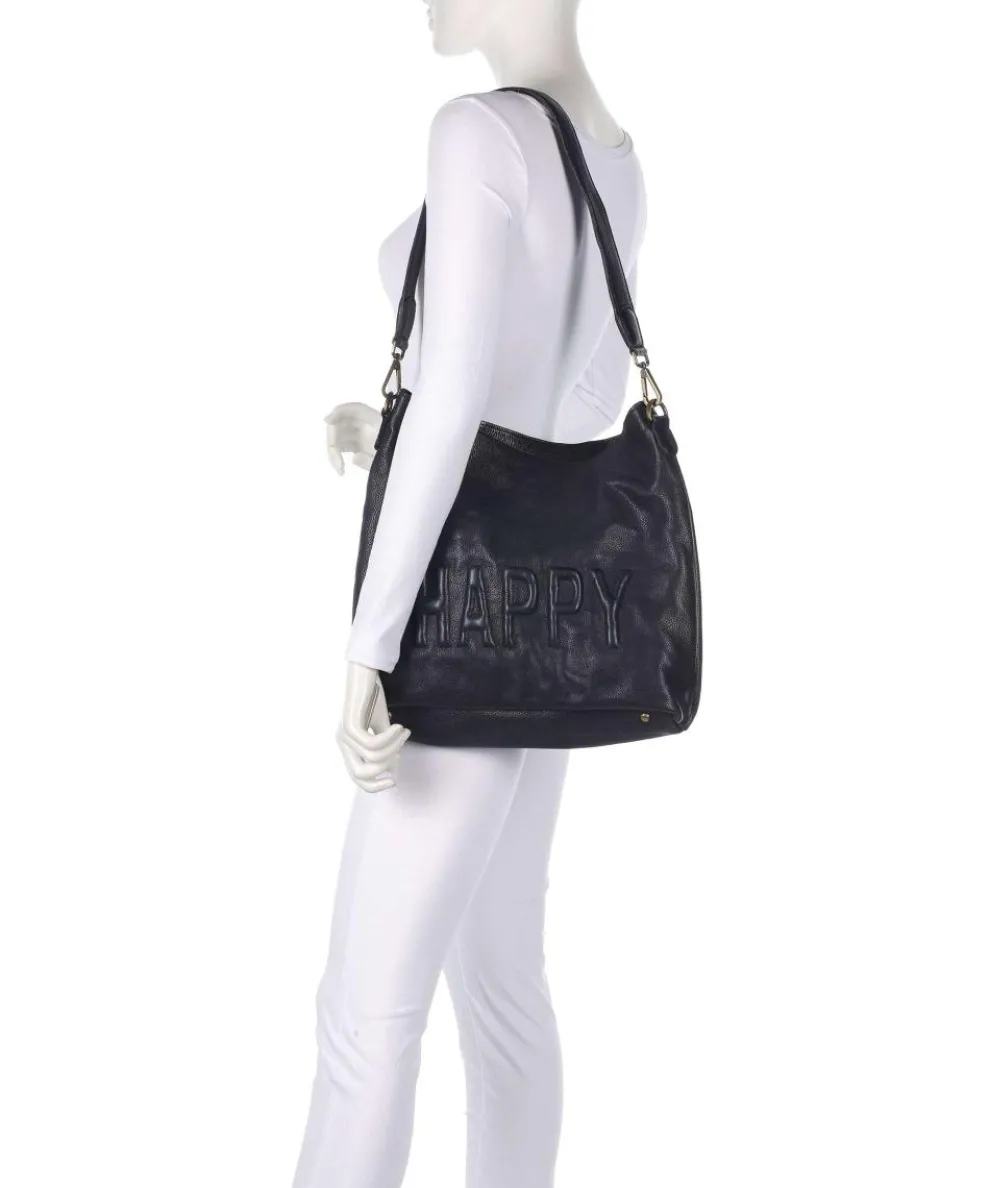 Paoliweg 2 Shoulder bag grained leather navy