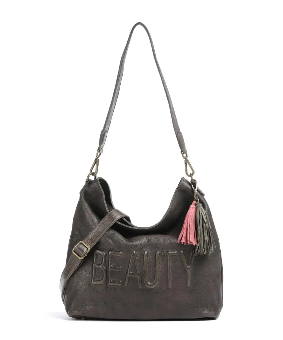 Paoliweg 2 Shoulder bag grained cow leather dark green