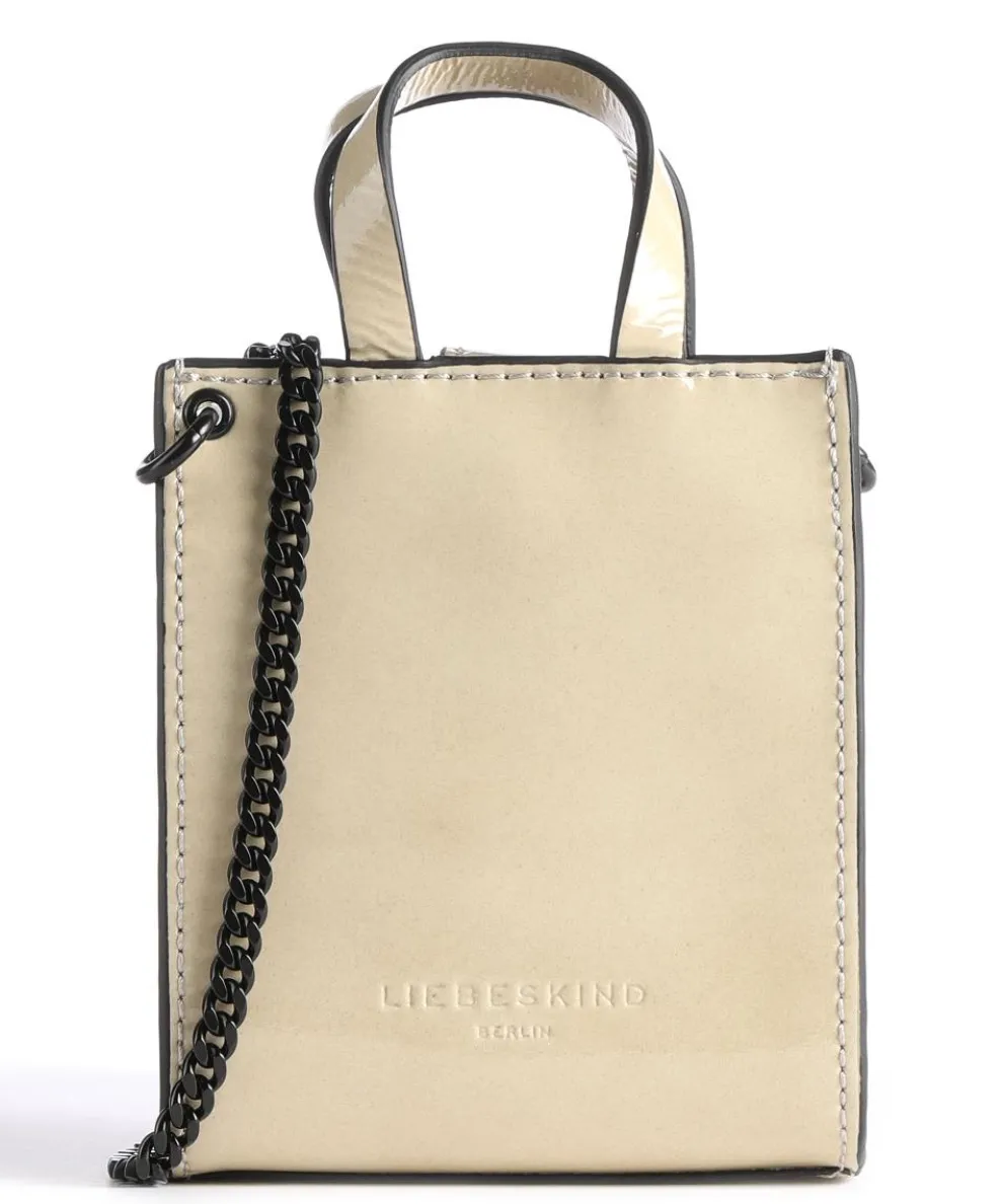 Paper Bag Crossbody bag smooth leather sand