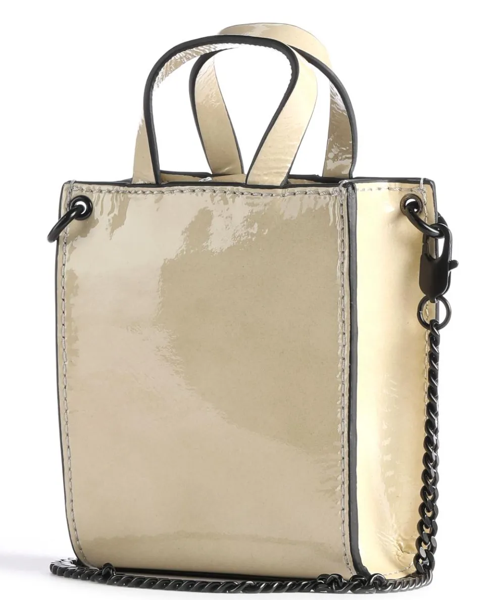 Paper Bag Crossbody bag smooth leather sand