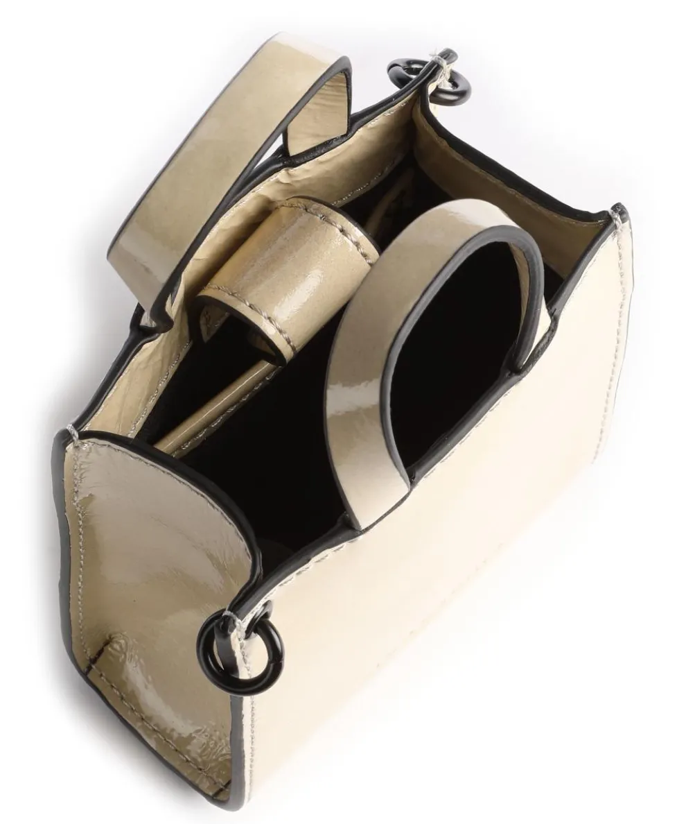 Paper Bag Crossbody bag smooth leather sand