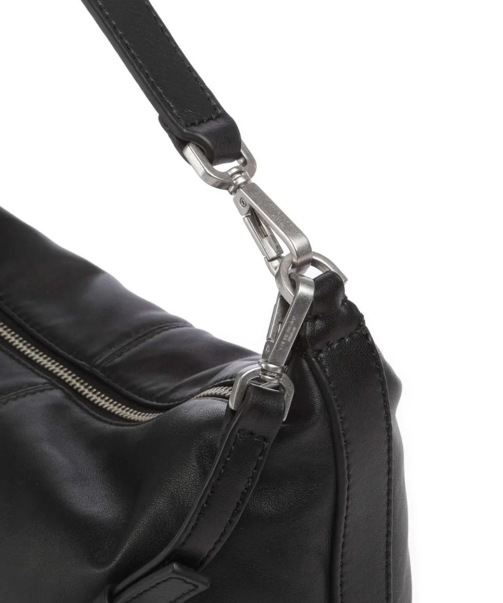 Paris Sheep Natural Shoulder bag sheepskin leather black