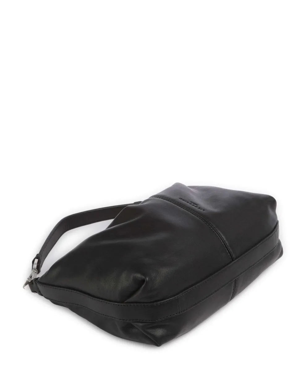 Paris Sheep Natural Shoulder bag sheepskin leather black