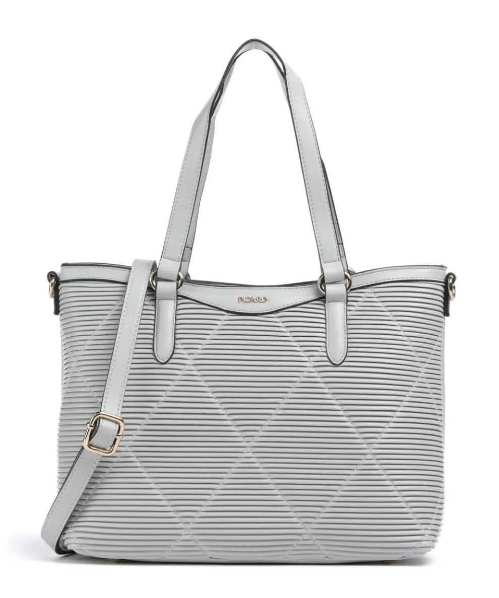 Paris Tote bag imitation leather light grey