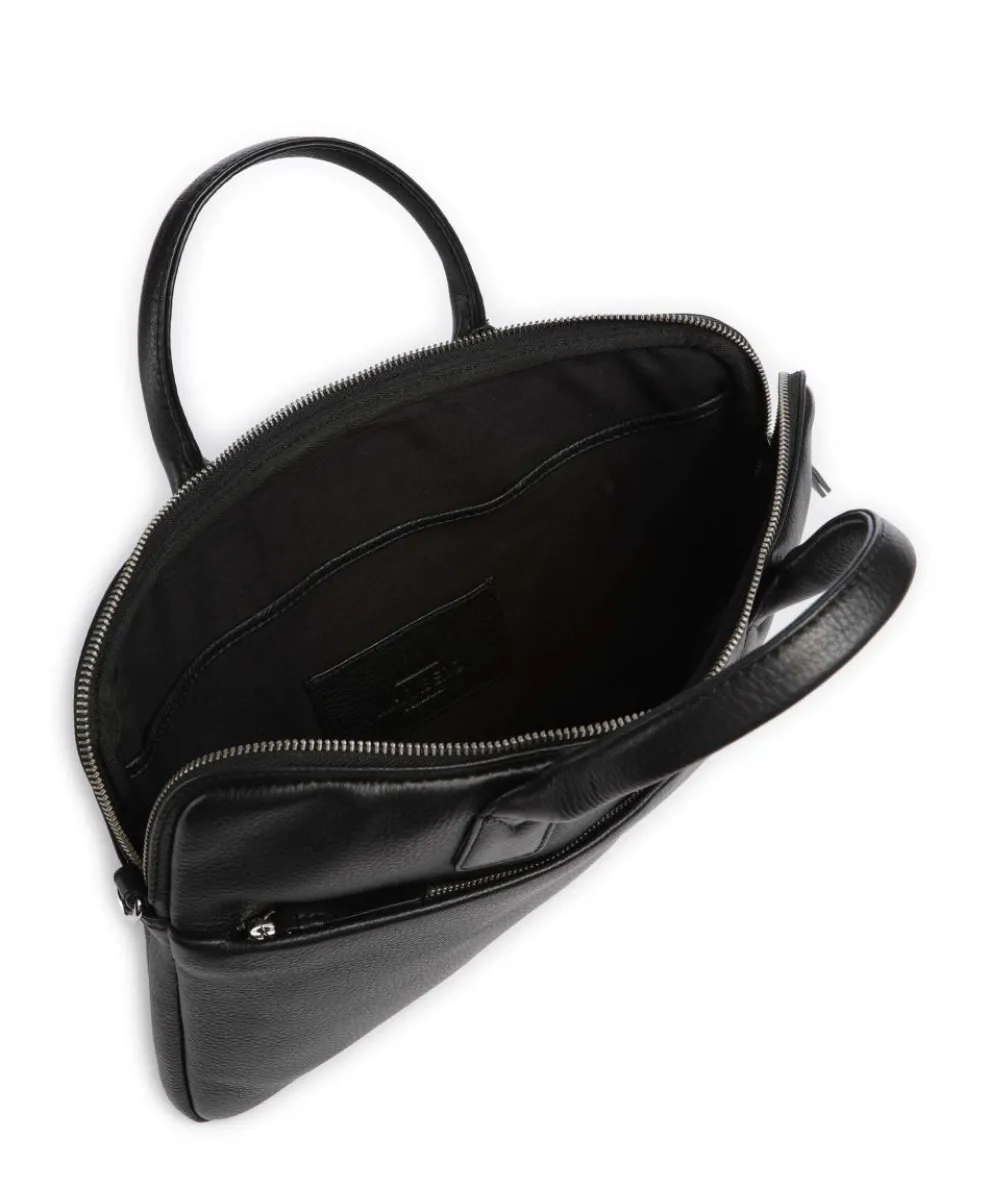 Wrap Briefcase 14″ grained cow leather black