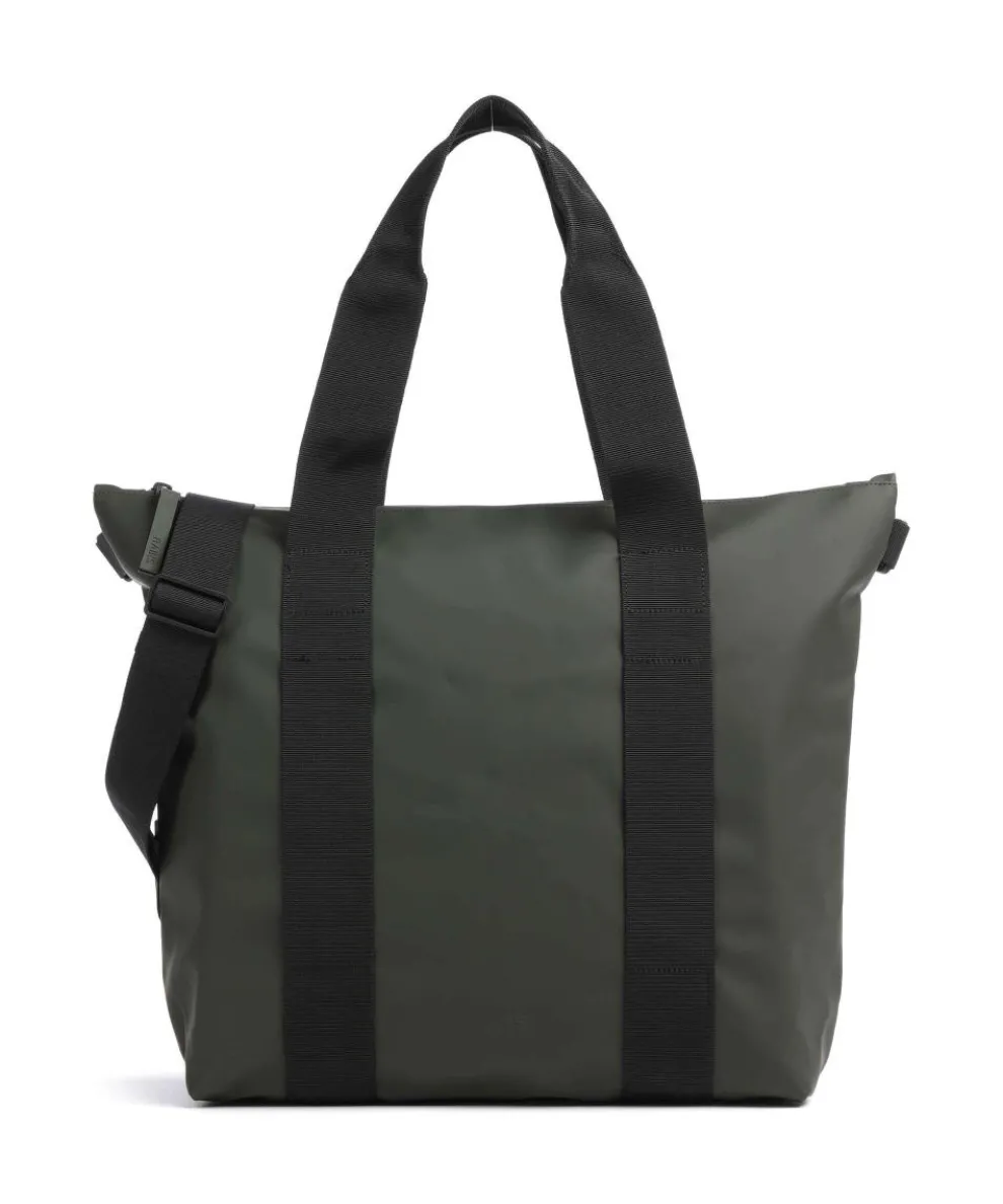 Mini Tote bag polyester, polyurethane green