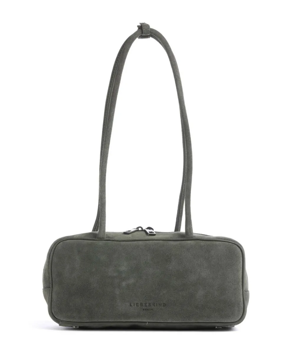 Jil Suede S Shoulder bag brushed leather dark green