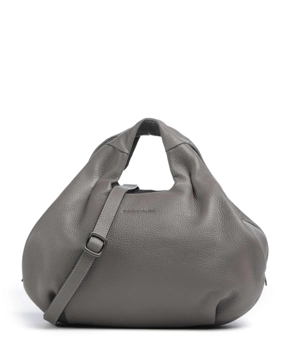 Philocalists Beauty Handbag fine grain leather grey