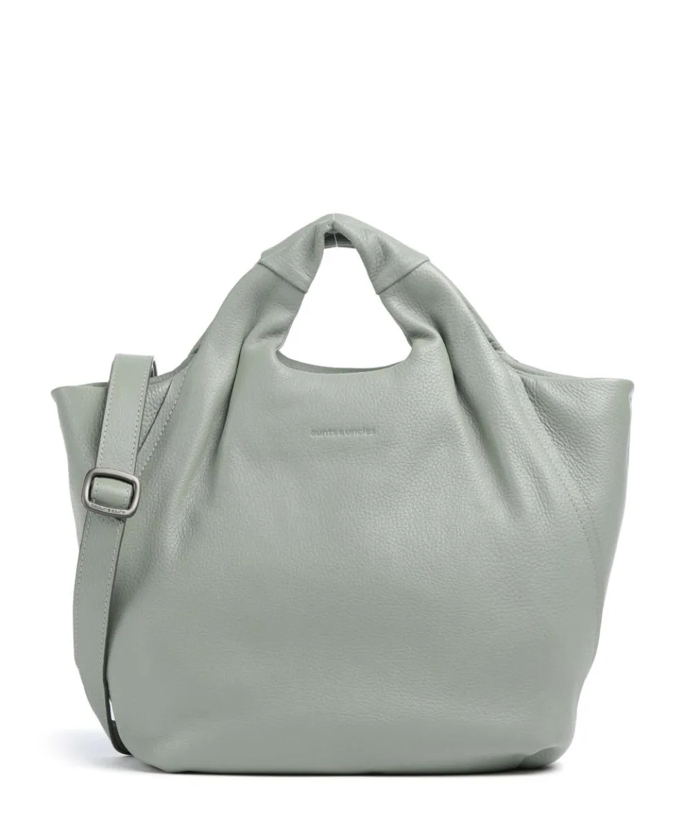 Philocalists Dearie Handbag grained leather greygreen