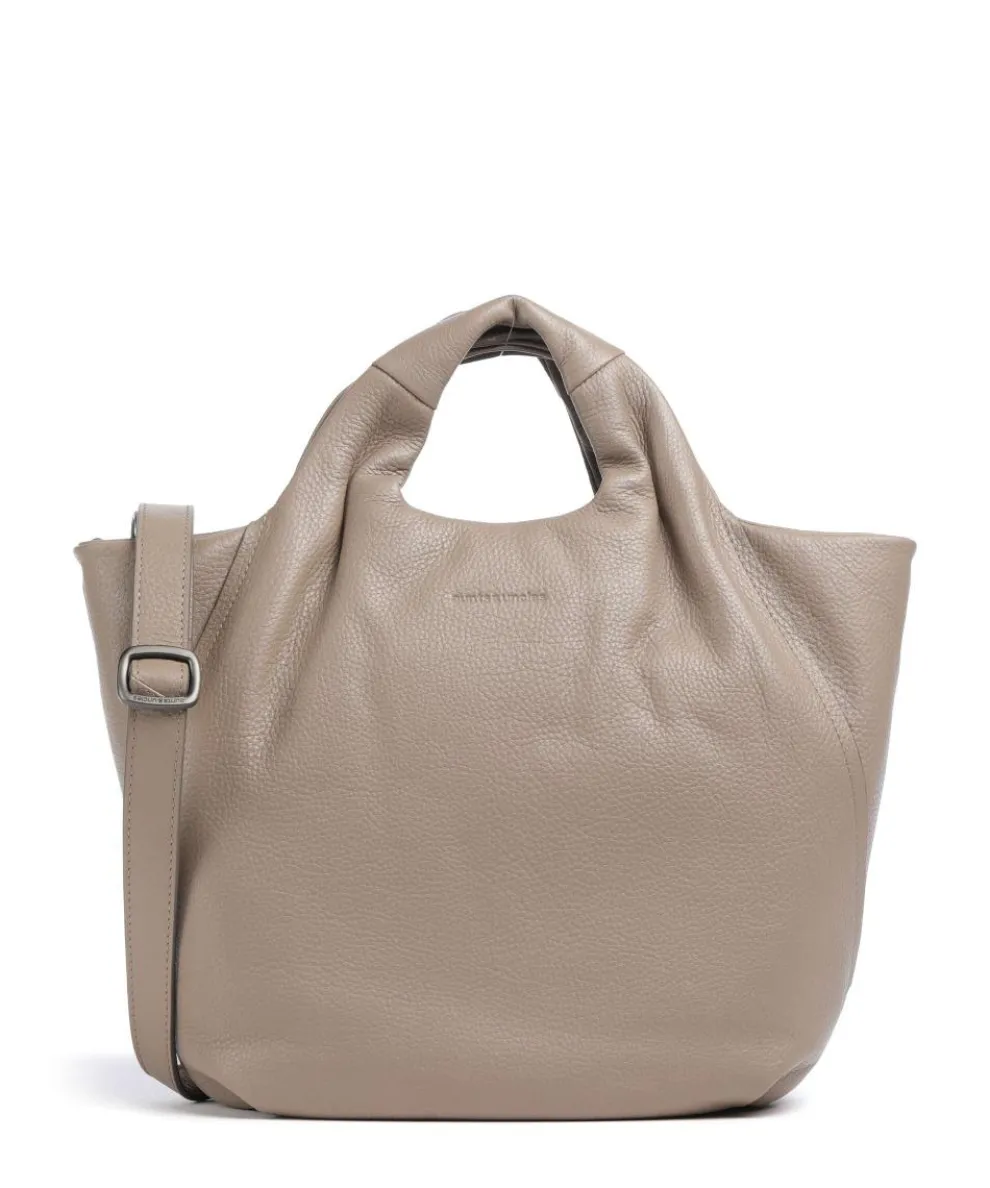 Philocalists Dearie Handbag grained leather light brown