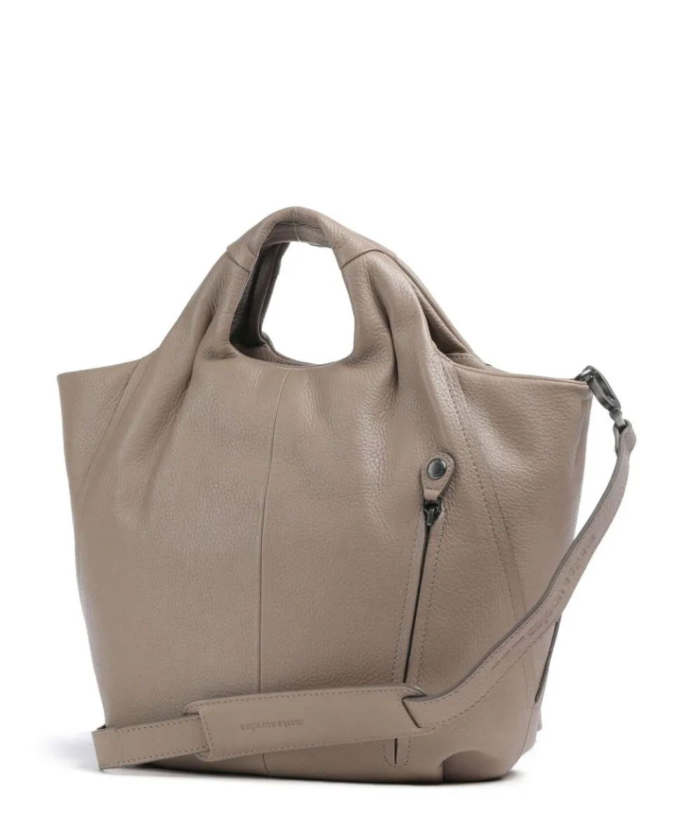 Philocalists Dearie Handbag grained leather light brown