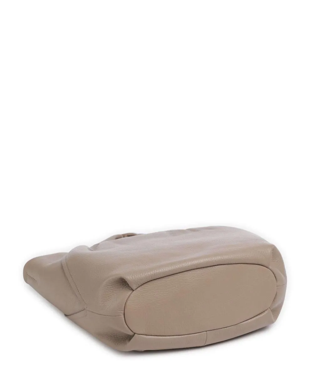 Philocalists Dearie Handbag grained leather light brown