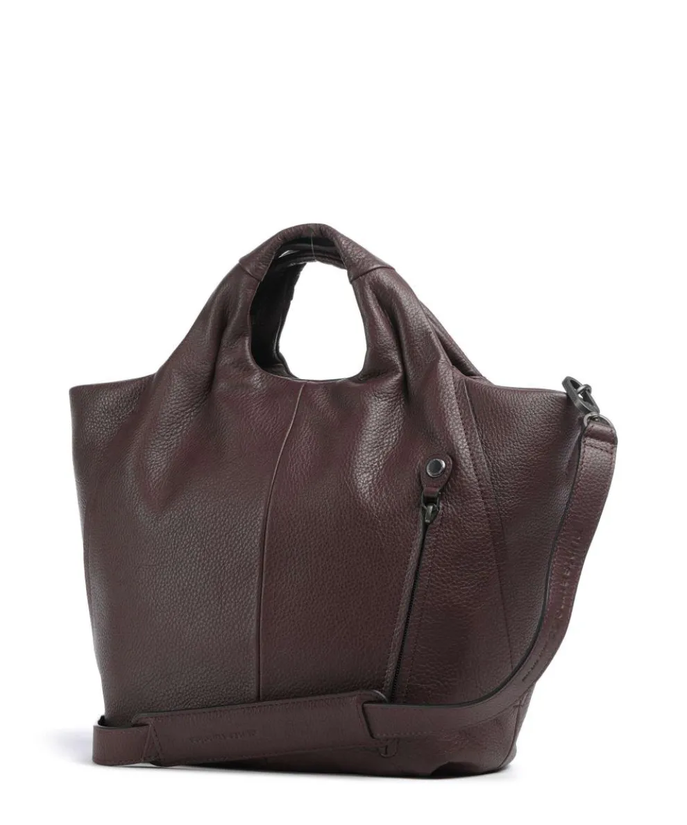 Philocalists Dearie Handbag grained leather wine