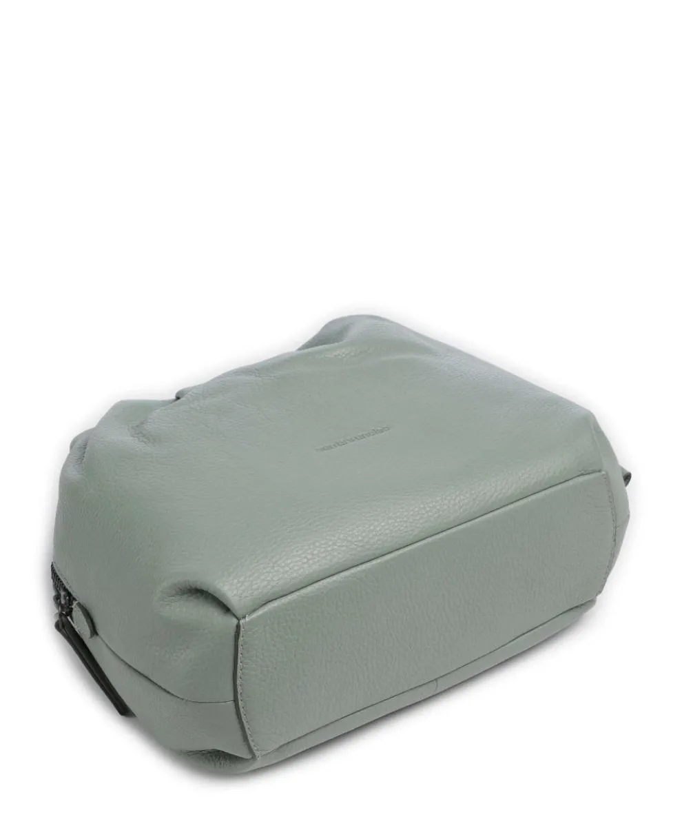 Philocalists Honey Crossbody bag grained leather greygreen