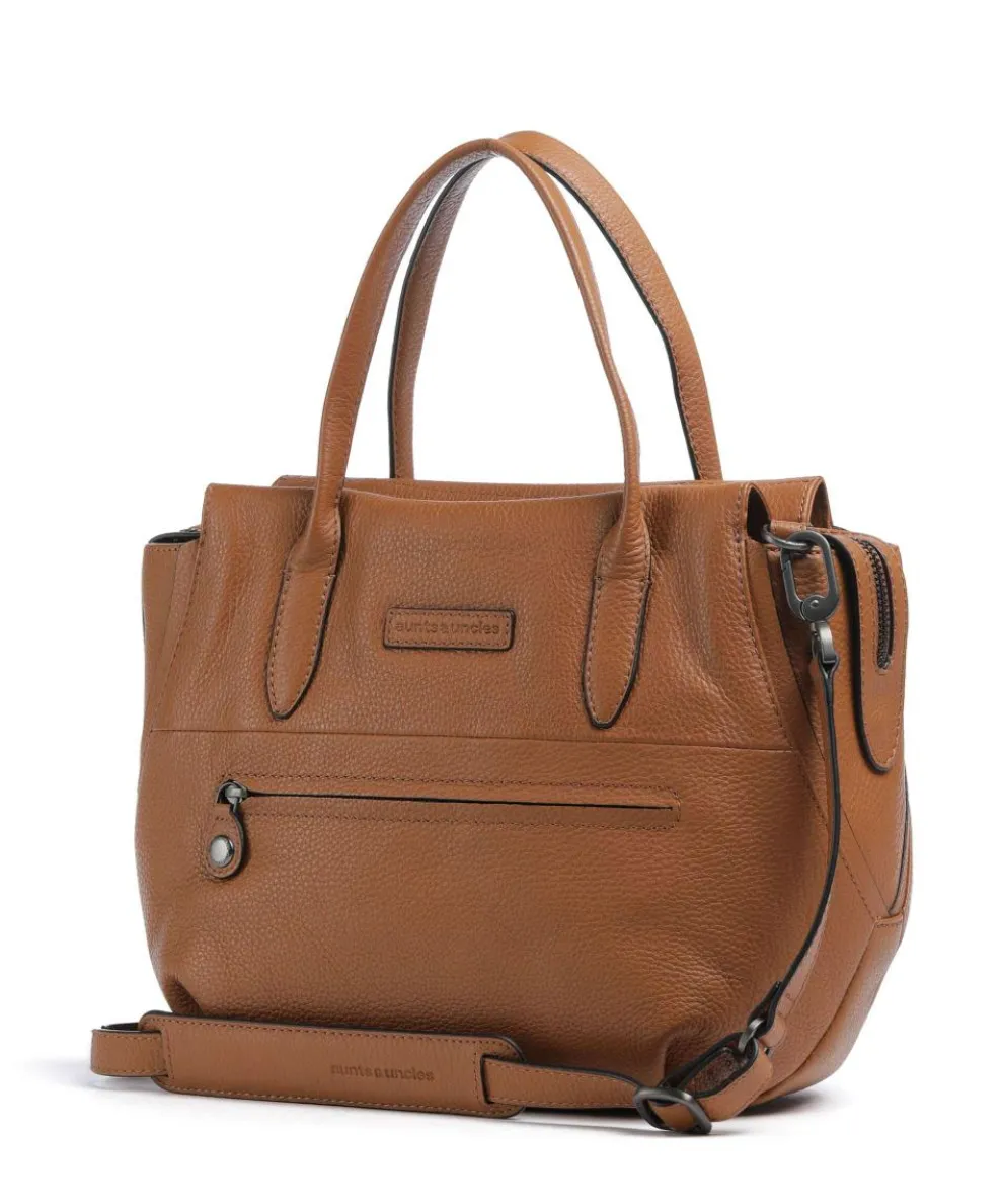 Philocalists Precious Handbag grained cow leather cognac