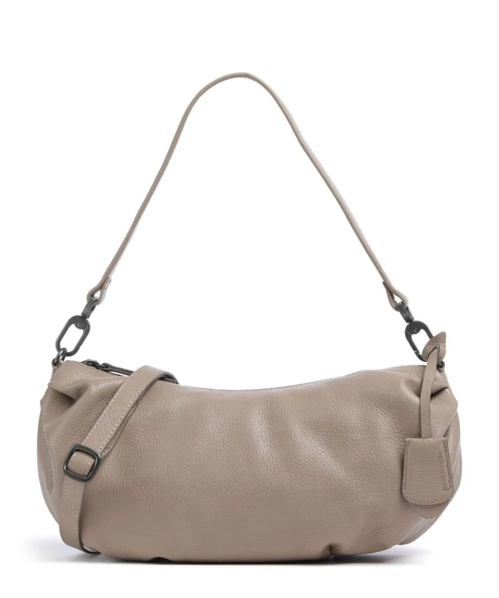 Philocalists Sparkle Hobo bag grained leather beige