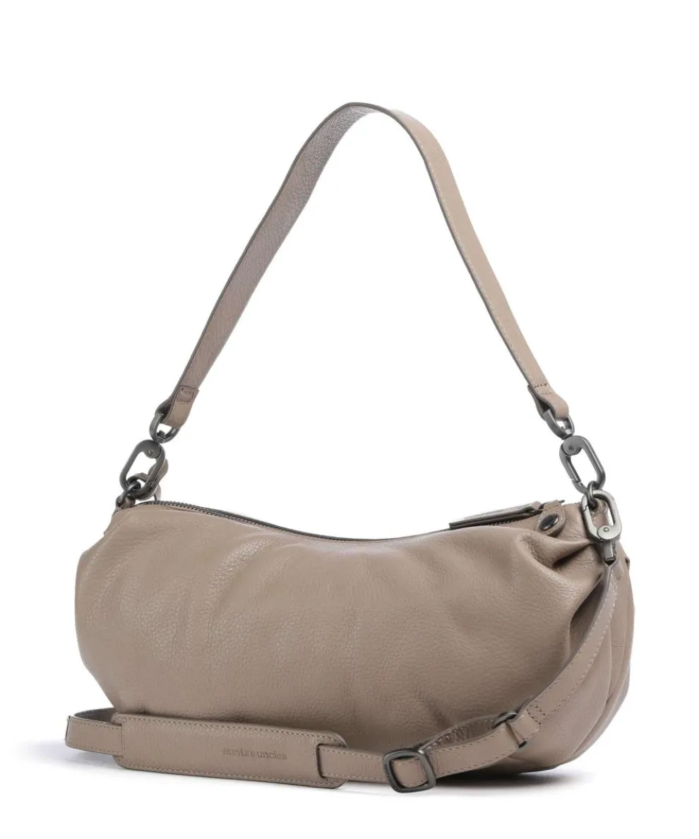 Philocalists Sparkle Hobo bag grained leather beige