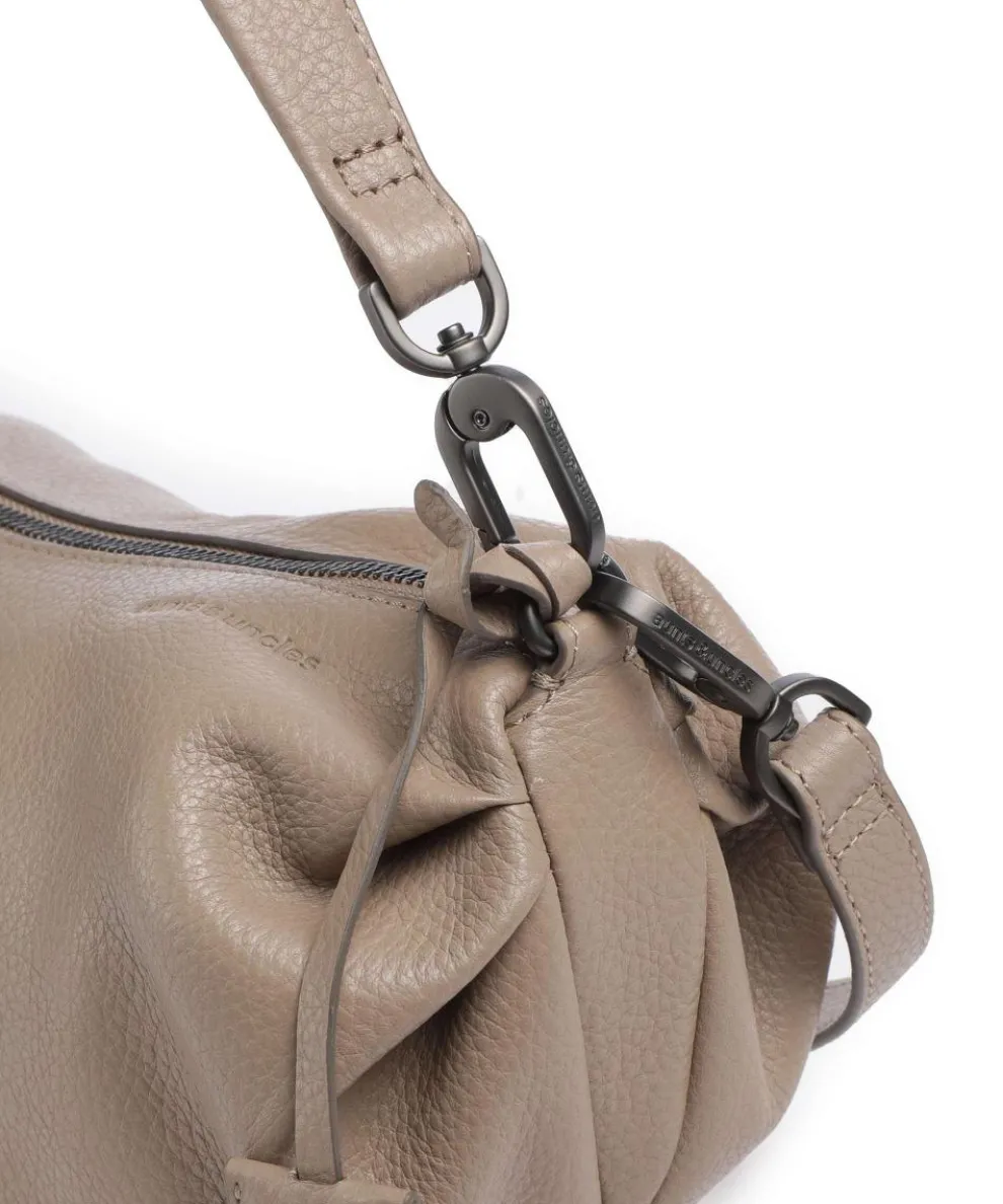 Philocalists Sparkle Hobo bag grained leather beige