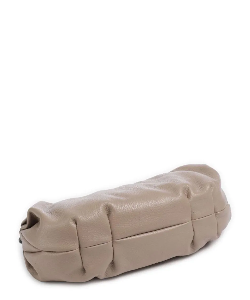 Philocalists Sparkle Hobo bag grained leather beige