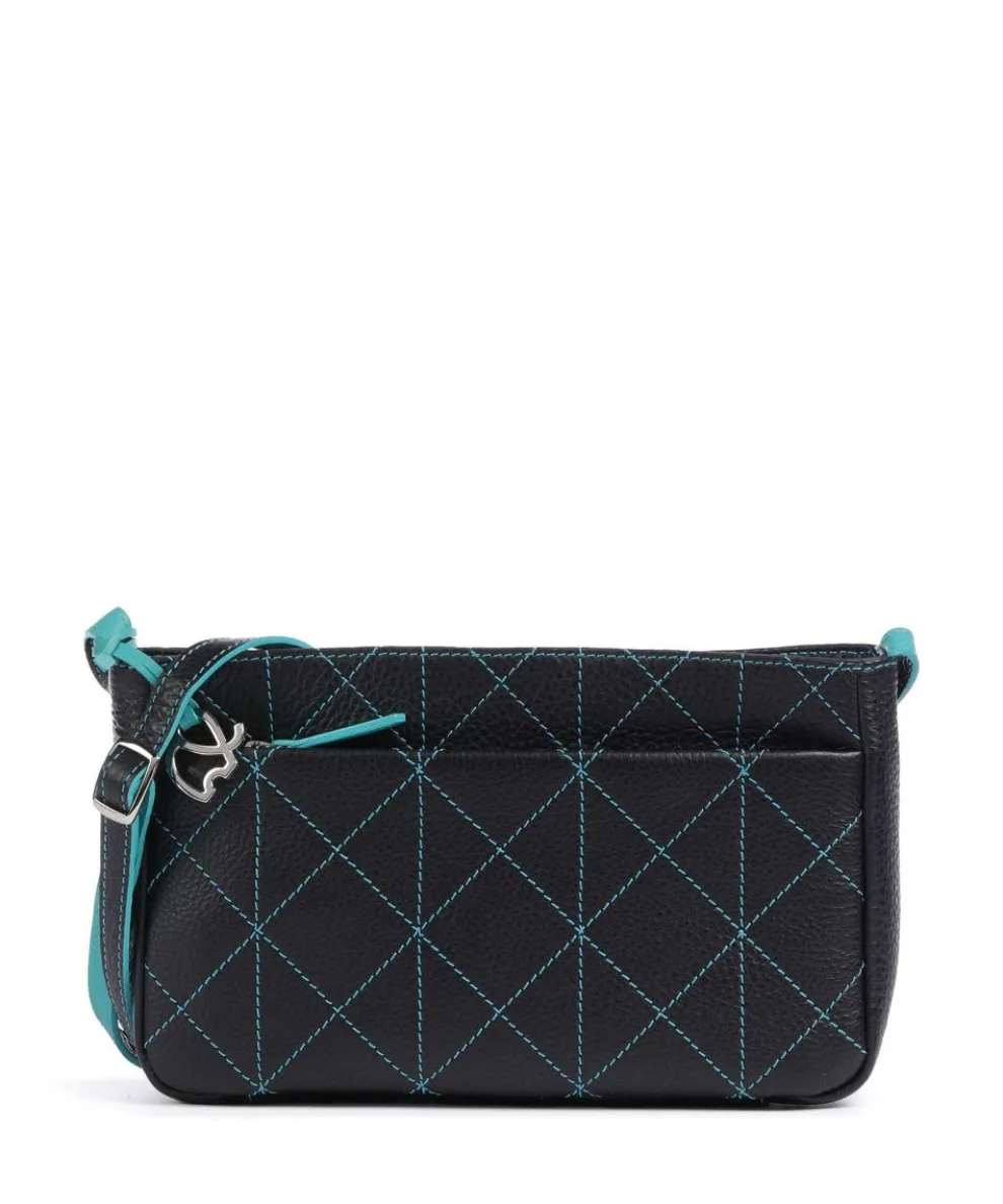 Pienza Crossbody bag grained leather black