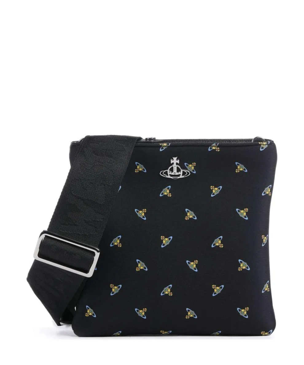 Squire Square Neoprene Printed Crossbody bag polyamide, polyester black