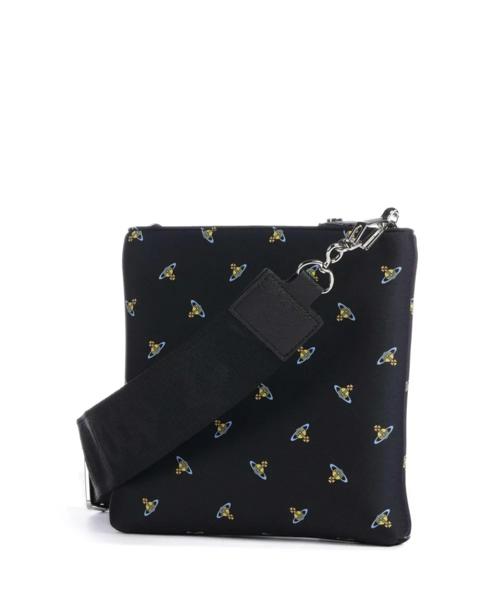 Squire Square Neoprene Printed Crossbody bag polyamide, polyester black