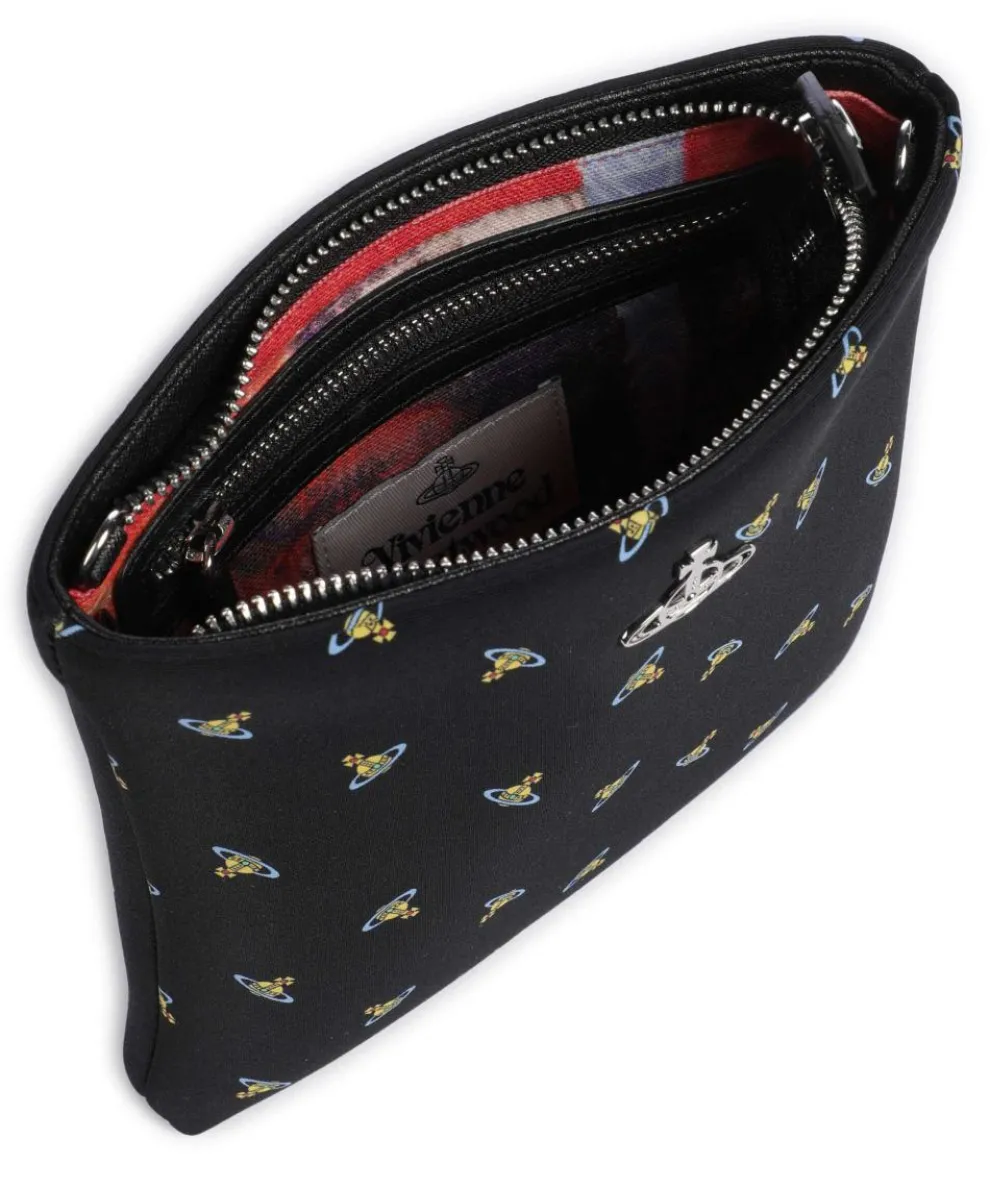 Squire Square Neoprene Printed Crossbody bag polyamide, polyester black